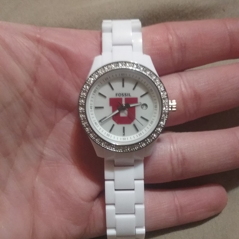 Utah Utes Womens Fossil watch